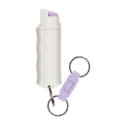 SABRE Pepper Spray with quick release keychain for fast access in emergencies.