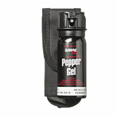 SABRE tactical pepper gel with belt holster for quick access during commutes