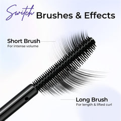 SACE LADY mascara delivers long lasting curl from morning to night.