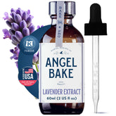 SAENA BAKING CO lavender extract bottle enhances desserts and beverages with floral aroma.