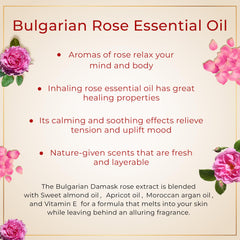 SAFA Rosé oil roller with Indian rose petals, conveying a delicate, uplifting aroma for daily ritual.
