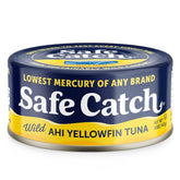 Safe Catch Ahi wild yellowfin tuna steaks—lean protein ready for quick meals.