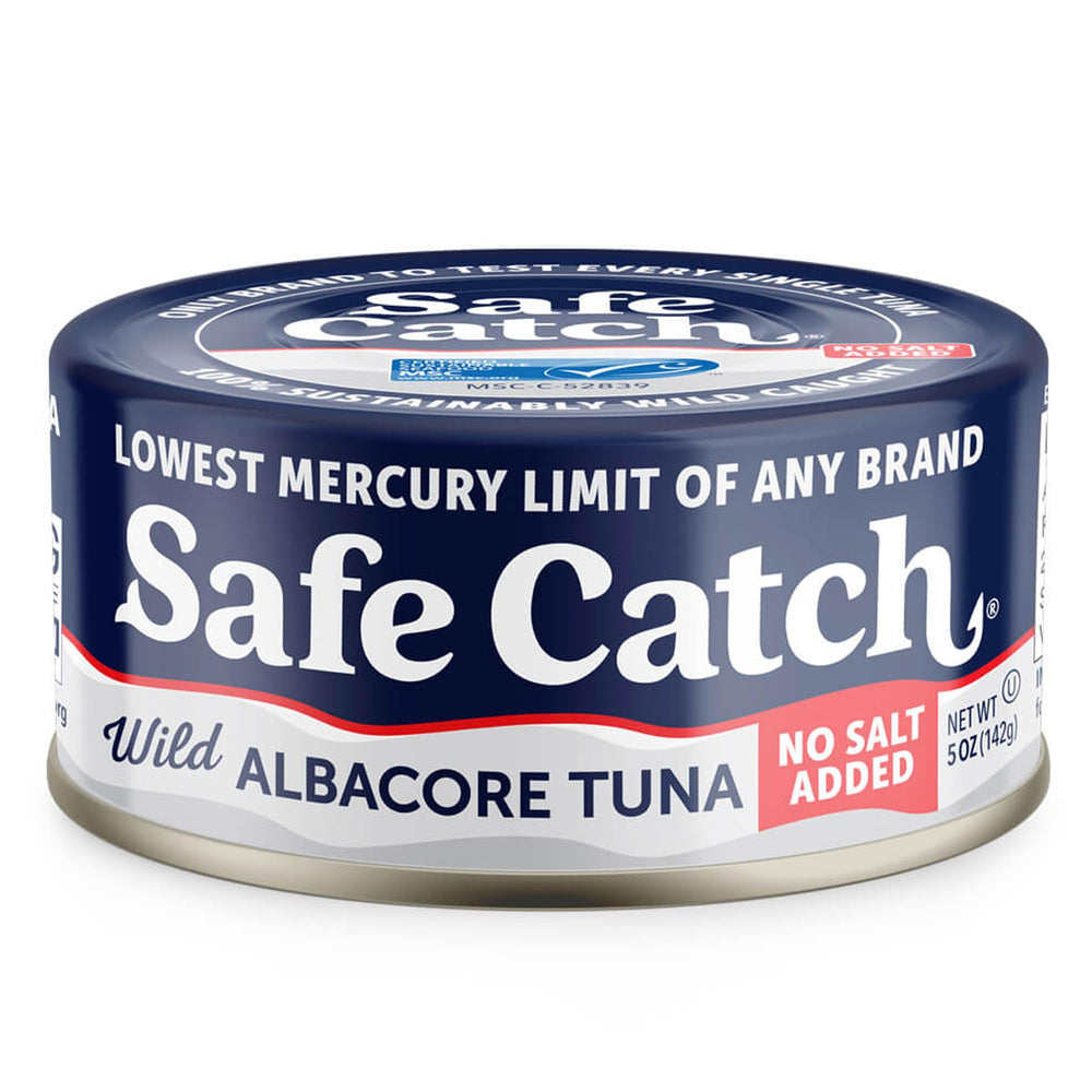 Safe Catch albacore tuna no-salt-added can for quick meals