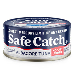 Safe Catch albacore tuna no-salt-added can for quick meals