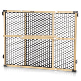Safety 1st Bamboo Gate installed in a doorway, childproofing space with adjustable width.