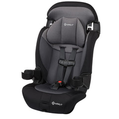 Safety 1st Grand 2-in-1 booster seat front view showing slim profile for three-across seating