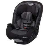 Safety 1st Grow and Go rear-facing mode shows snug padding for newborns.
