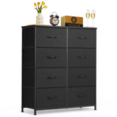 SageNest wood-top dresser demonstrates a sturdy surface for lamps and decor.