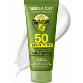 Sages Of The Ages Organic Tallow Sunscreen bottle offering daily SPF 50 protection.
