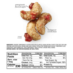Sahale Snacks Pomegranate-Infused Apples with cashews for a bright tang