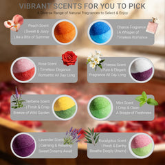 Sailimu bath bombs enriched with shea butter and vitamin E for gentle moisture.