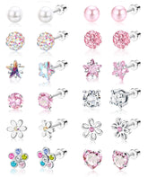 SAILIMUE heart CZ stud earring close-up for comfortable daily wear