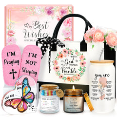 Saineron tote bag with Jesus design and uplifting verse for daily use.