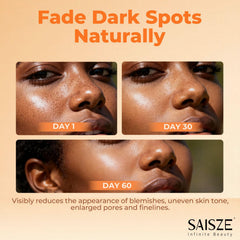SAISZE Turmeric Soap side view showing sturdy 4oz bar for daily cleansing