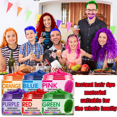 Sakose red hair color wax for vivid accent and carnival vibes.
