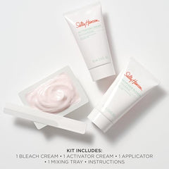 Sally Hansen Bleach Cream body hair lightening for a subtle finish.