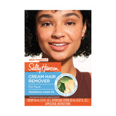 Sally Hansen Hair Remover for Face: precise cream application for quick results.