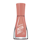 Sally Hansen Insta-Dri City Chic 218 Fast Mauver bottle, dusty mauve shade for quick flawless mani.