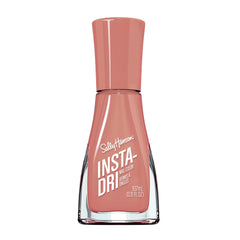 Sally Hansen Insta-Dri City Chic 218 Fast Mauver bottle, dusty mauve shade for quick flawless mani.