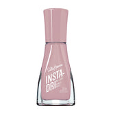 Sally Hansen Insta-Dri Hurry Plum bottle shown in deep plum pink for quick, glossy nails.