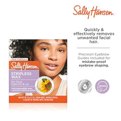 Sally Hansen Stripless Wax wooden spatula for smooth, even application.