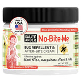 SALLYEANDER No Bite Me bottle front, compact 2oz size ideal for travel