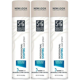 Salon Grafix Unscented Aero Hairspray bottle for everyday hold and touchable shine.