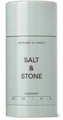 Salt & Stone aluminum-free deodorant provides all-day freshness and zero residue.