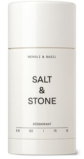 Salt & Stone aluminum-free deodorant bottle for all-day protection.