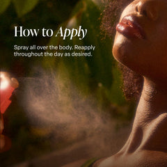 Saltair Body Mist Vanilla Flower Note emphasizing creamy vanilla sweetness.