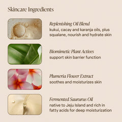 Saltair Body Oil on damp skin ready for absorption and a healthy glow.