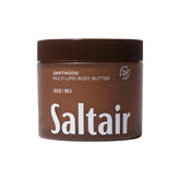 Saltair Multi-Lipid Body Butter jar delivering long lasting hydration for soft, smooth skin