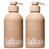Saltair Santal Bloom 2-pack packaging shows a stylish duo for luxurious daily cleansing.