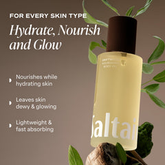 Saltair silky texture application demonstrates smooth, even skin after shower.
