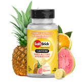SaltStick FastChews tropical twist bottle for on-the-go hydration during runs