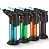 Samniu torch lighter with jet flame for precise candle and grill ignition.