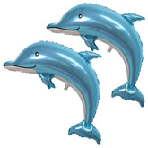 SAMOKA large dolphin balloon 46 inch, ideal party centerpiece.