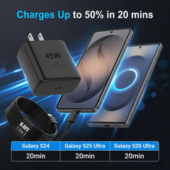 Product packaging image highlighting included items and cable note.