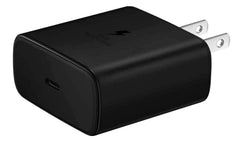 Samsung 45W USB-C wall charger port detail showing PD compatibility