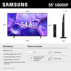 Samsung 55 inch processor 4K upscaling highlights detail in mixed quality content for crisper images
