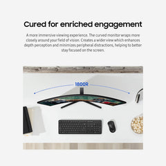 Samsung Essential S3 game mode screen with optimized contrast.