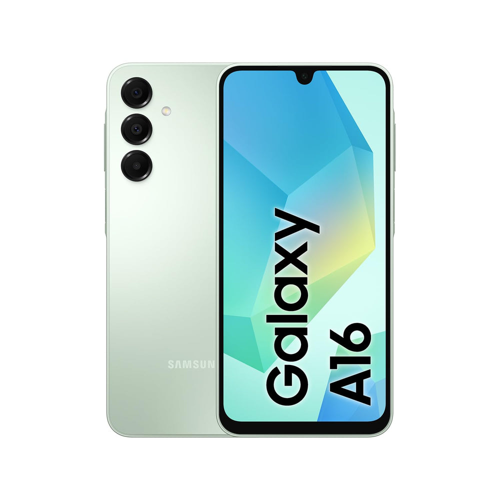 Samsung Galaxy A16 display highlighted with 90 Hz for smooth visuals.