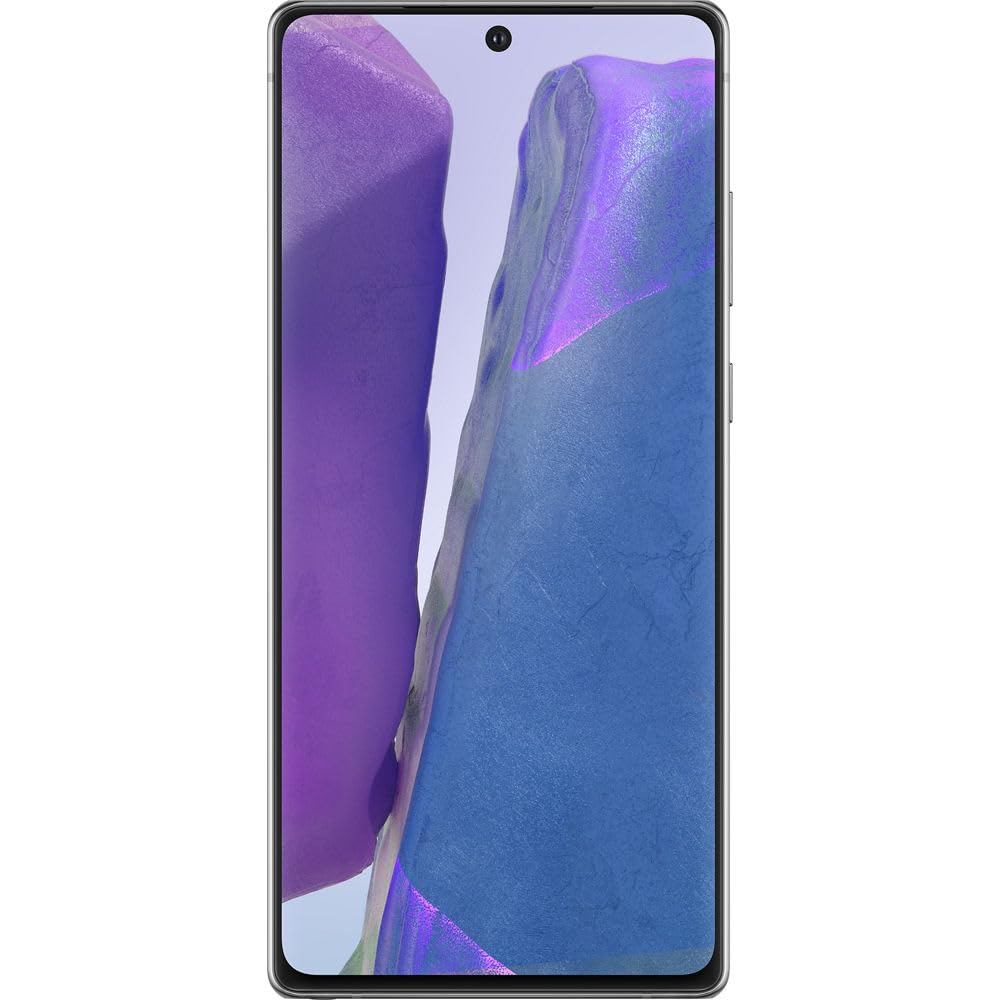 Samsung Galaxy Note20 6.7-inch display for vivid viewing and mobile gaming.