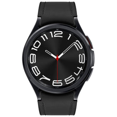 Samsung Galaxy Watch 6 Classic premium stainless steel build adds durable elegance for daily wear.