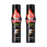 Samyang Buldak Original Sauce bottle pour adds bold flavor to meals.
