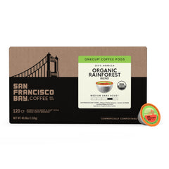 San Francisco Bay arabica beans from high altitude deliver bright flavor.