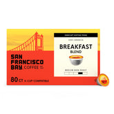San Francisco Bay Breakfast Blend pods ready for quick morning brewing.