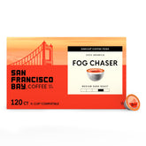San Francisco Bay Fog Chaser pods with smooth balanced flavor for everyday coffee.