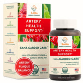 Sana Herbal Sciences Artery Plaque Removal Formula bottle front close-up for daily support
