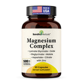 SANDHUHERBALS Complete Magnesium bottle front view for daily mineral support.